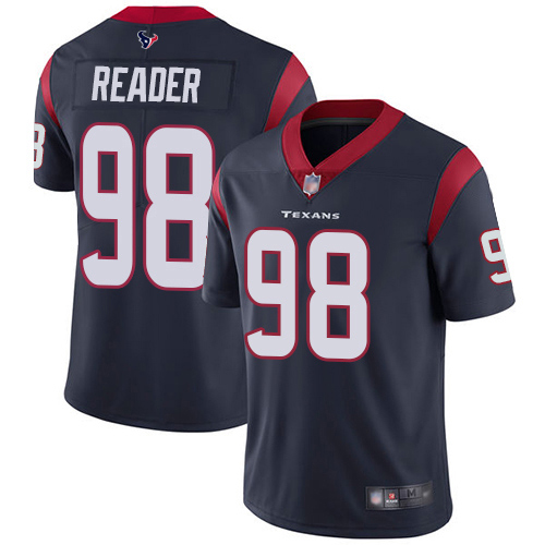 Houston Texans Limited Navy Blue Men D J Reader Home Jersey NFL Football 98 Vapor Untouchable